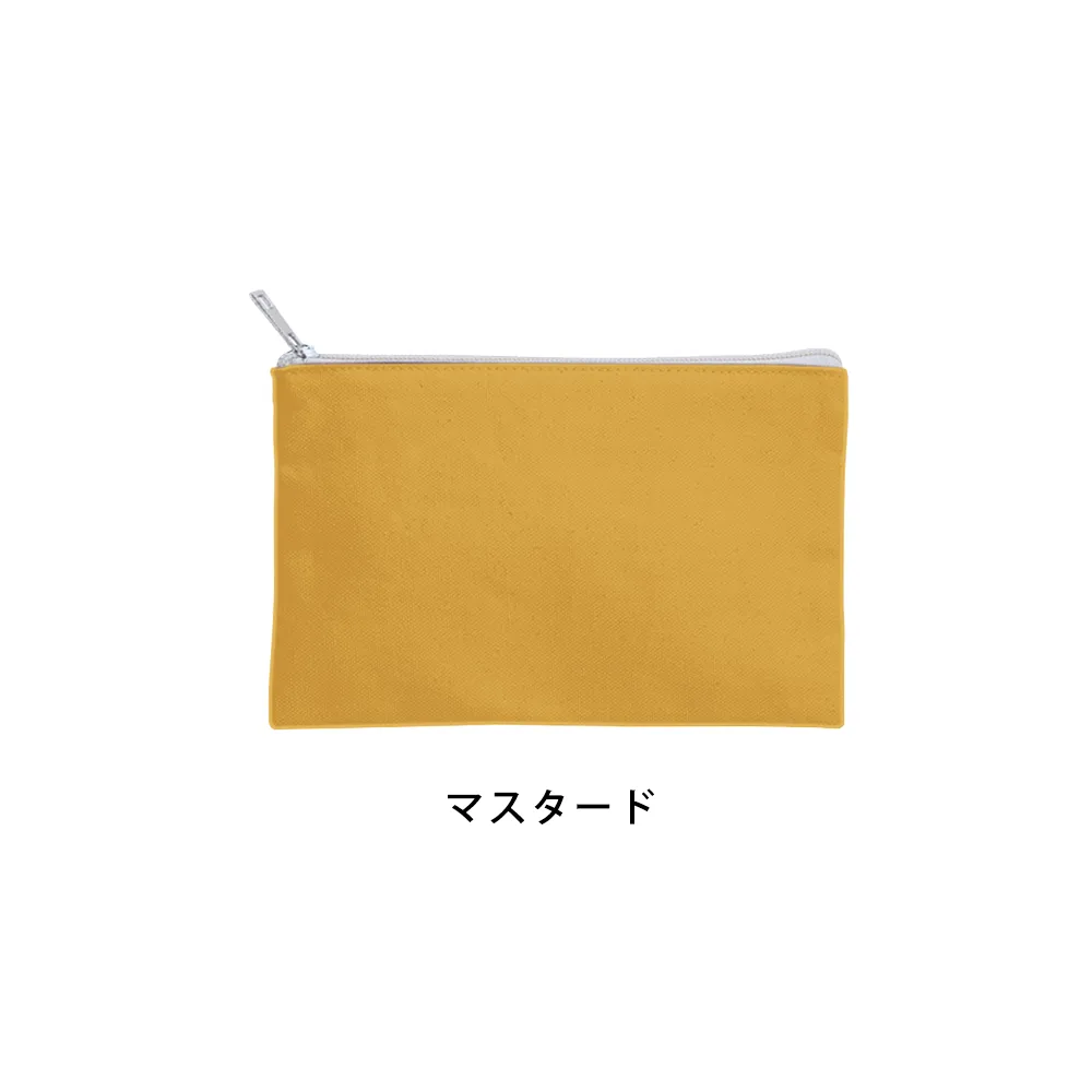 キャンバスフラットポーチ(S)