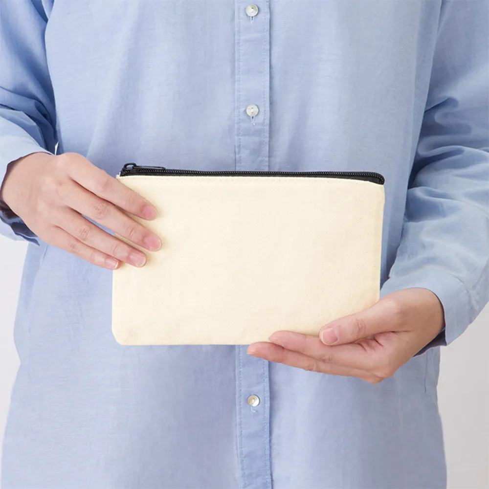 キャンバスフラットポーチ(S)