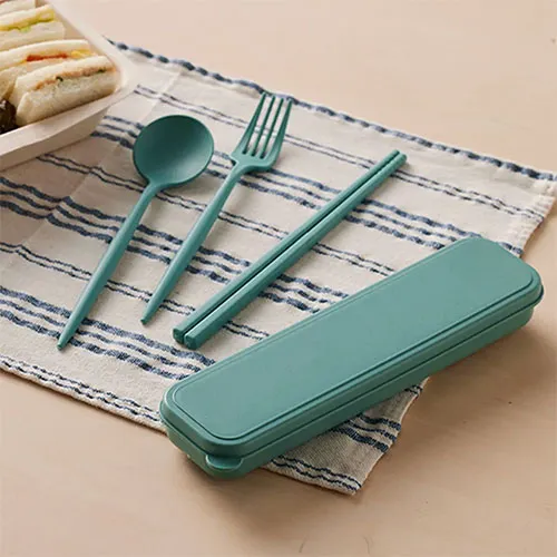 カトラリーセット麦わら入りロング(3点)