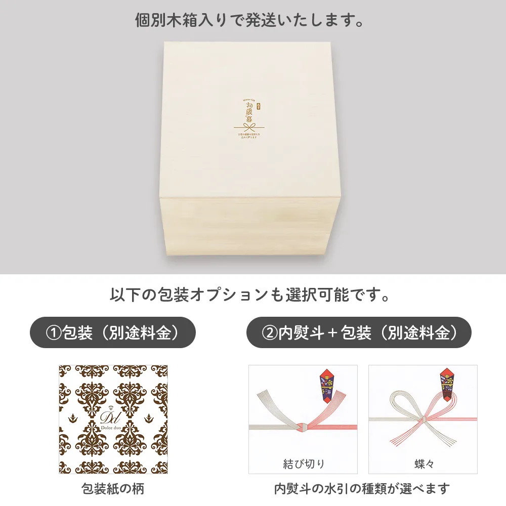 木箱入りバウムギフトセットD