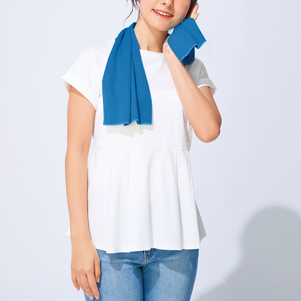 シリコンケース付きクールタオル