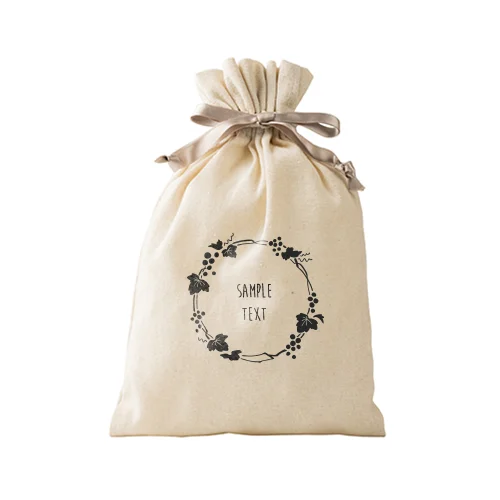 ラッピング巾着M(ナチュラル)