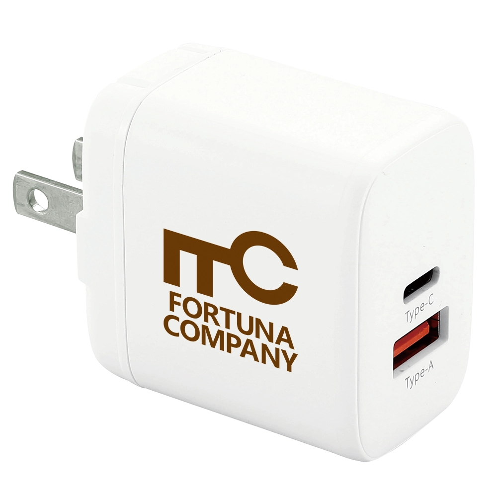 急速充電PD対応2ポートAC充電器