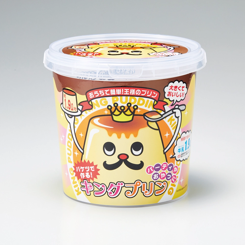 バケツで作る キングプリン