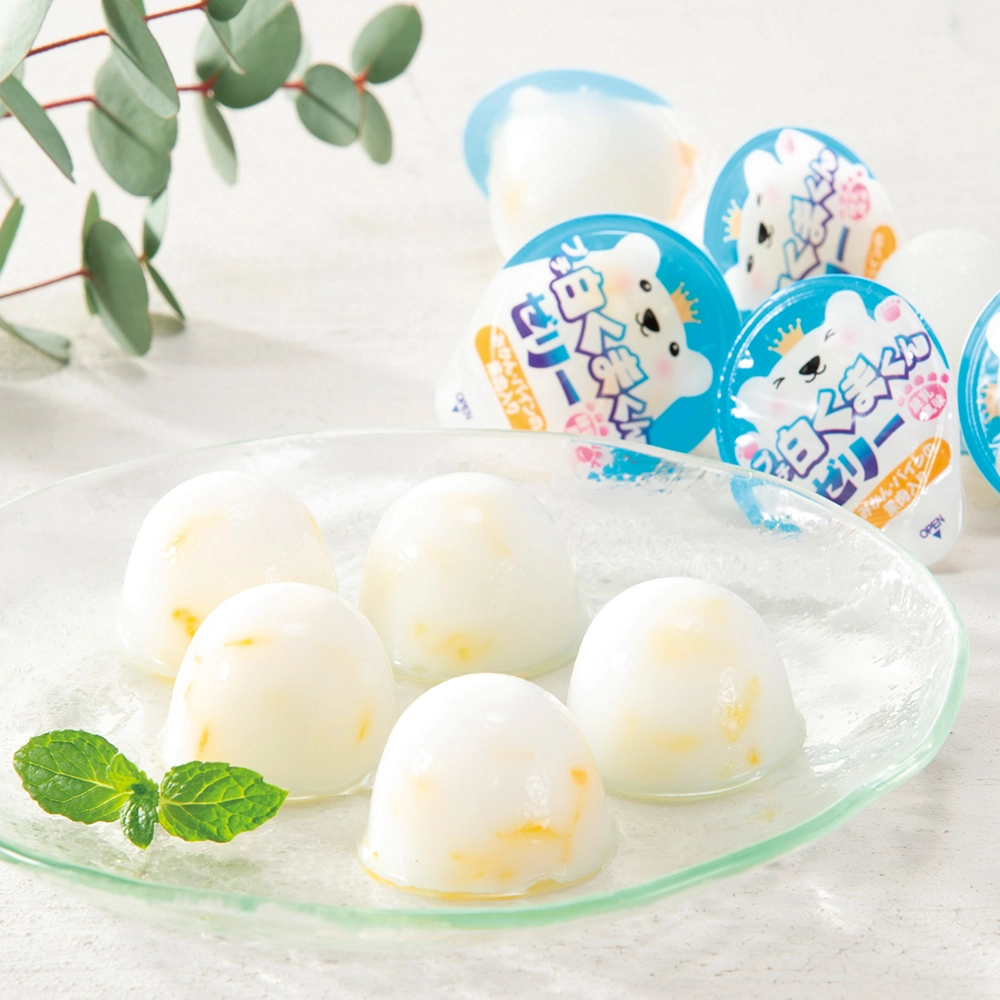 果実味わう　しろくまゼリー13個