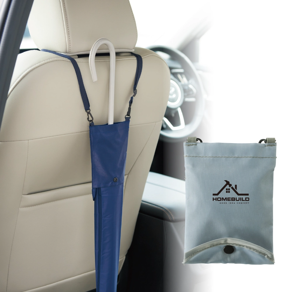 差し込むだけで広がる 長傘ポーチ