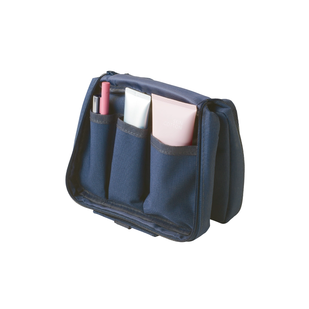 パッと開く！どこでもつり下げ収納ポーチ