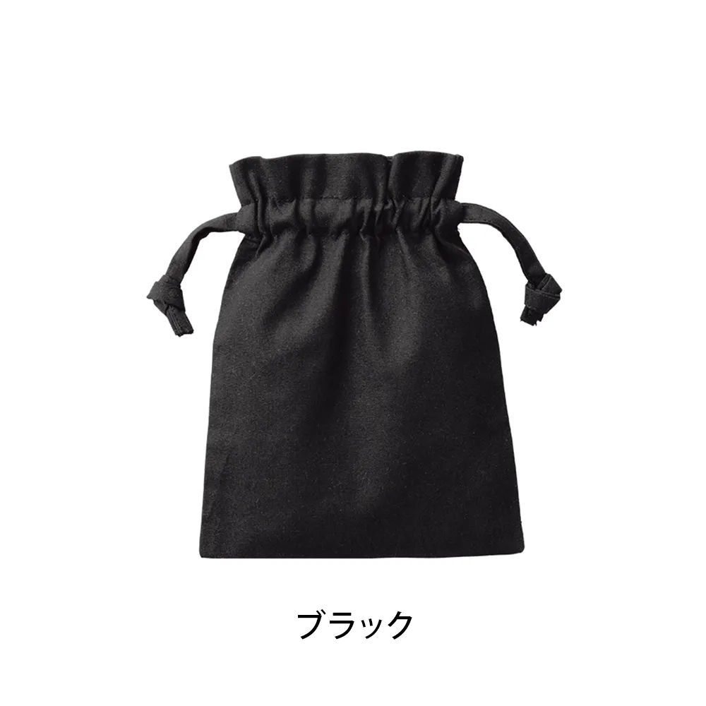 厚手コットンフリル巾着カラー(S)