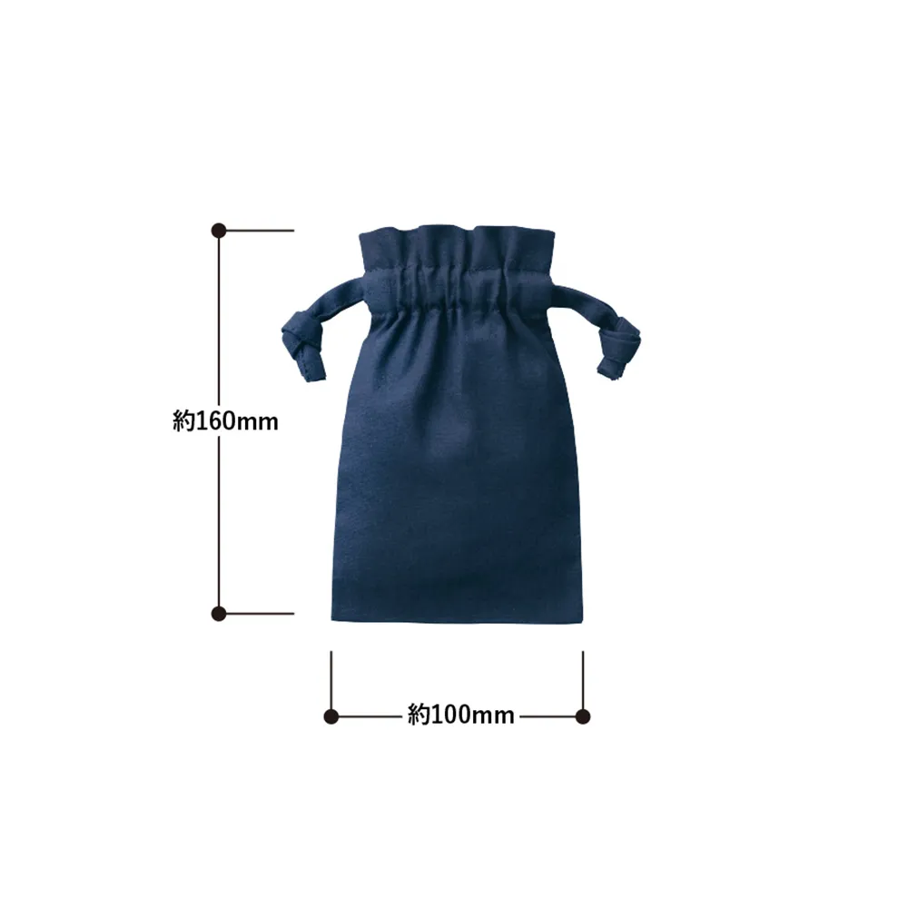 厚手コットンフリル巾着カラー(SS)