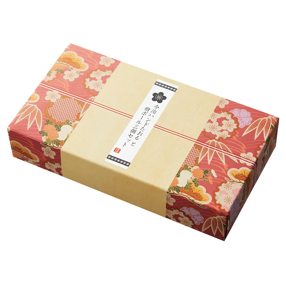 今治ハンドたおると檜ボール三個セット