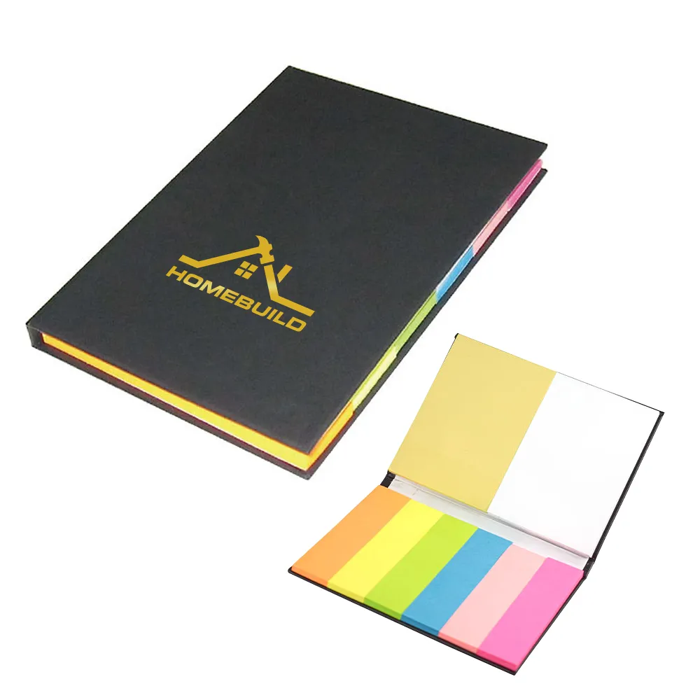 ブック型エコ付箋メモ(黒)