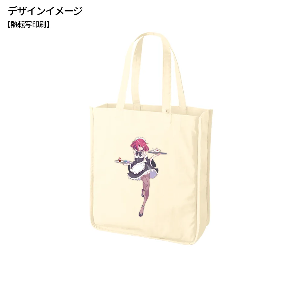 キャンバスホリデースクエアトート仕切りポケット付ver.2 ナチュラル