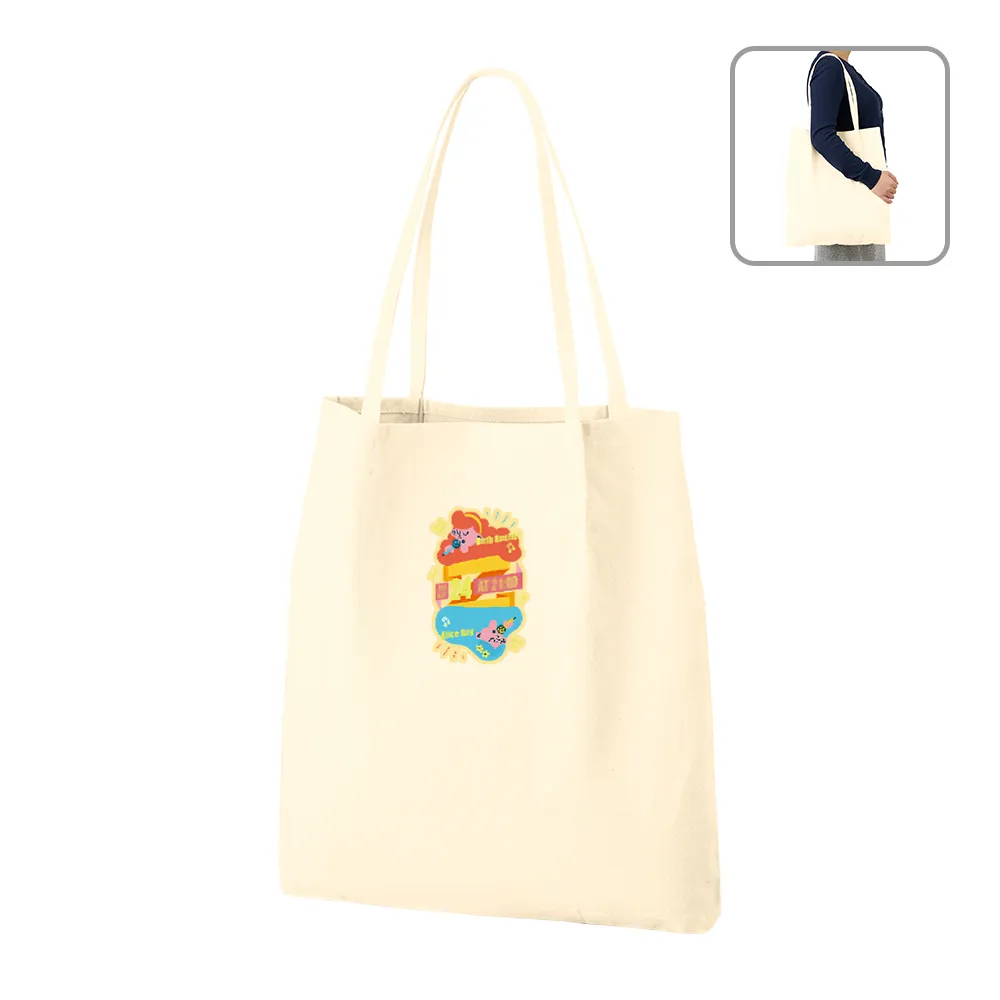 つまみハンドルキャンバストートナチュラル