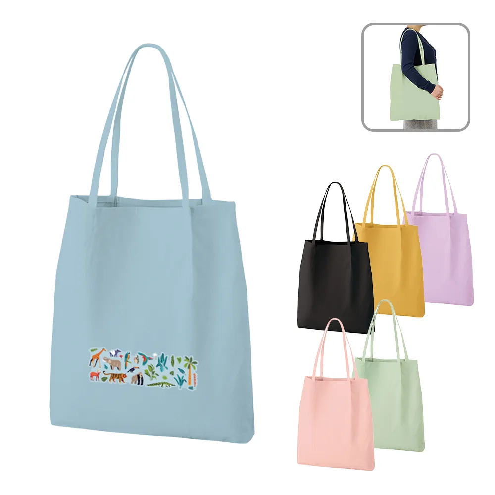 つまみハンドルキャンバストートカラー