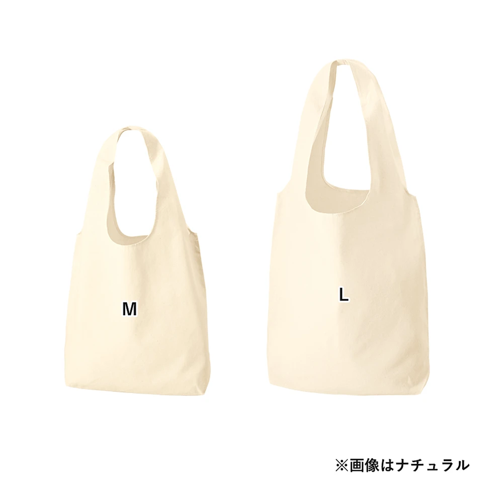厚手コットンショルダーハンドルトート(L)ナチュラル