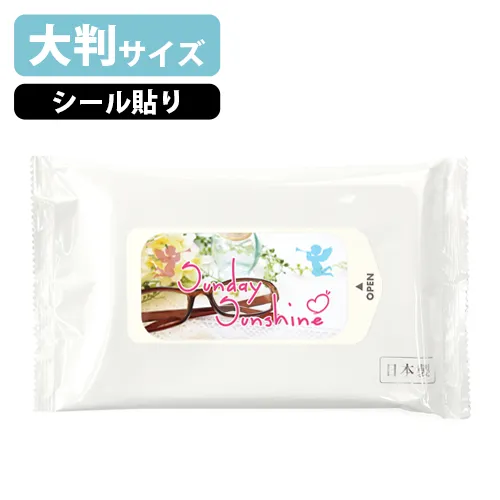 7days,除菌ウェットティッシュ(大判)(シール貼り)