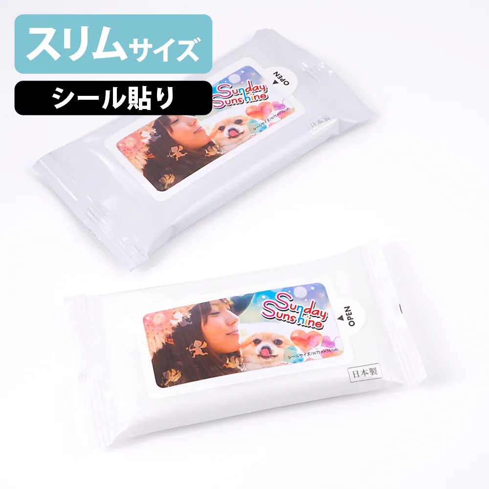 7days,除菌ウェットティッシュ(スリム)(シール貼り)