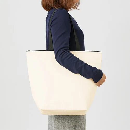 オーガニックコットンバイカラー保冷トート(M) ナチュラル