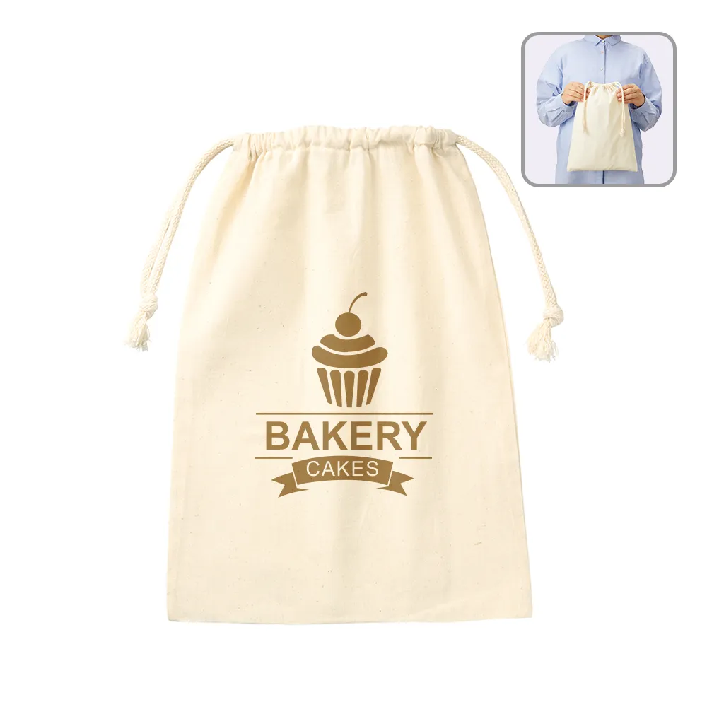 コットン巾着(L)