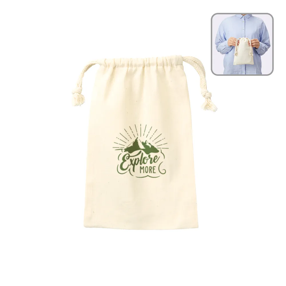 コットン巾着(M)