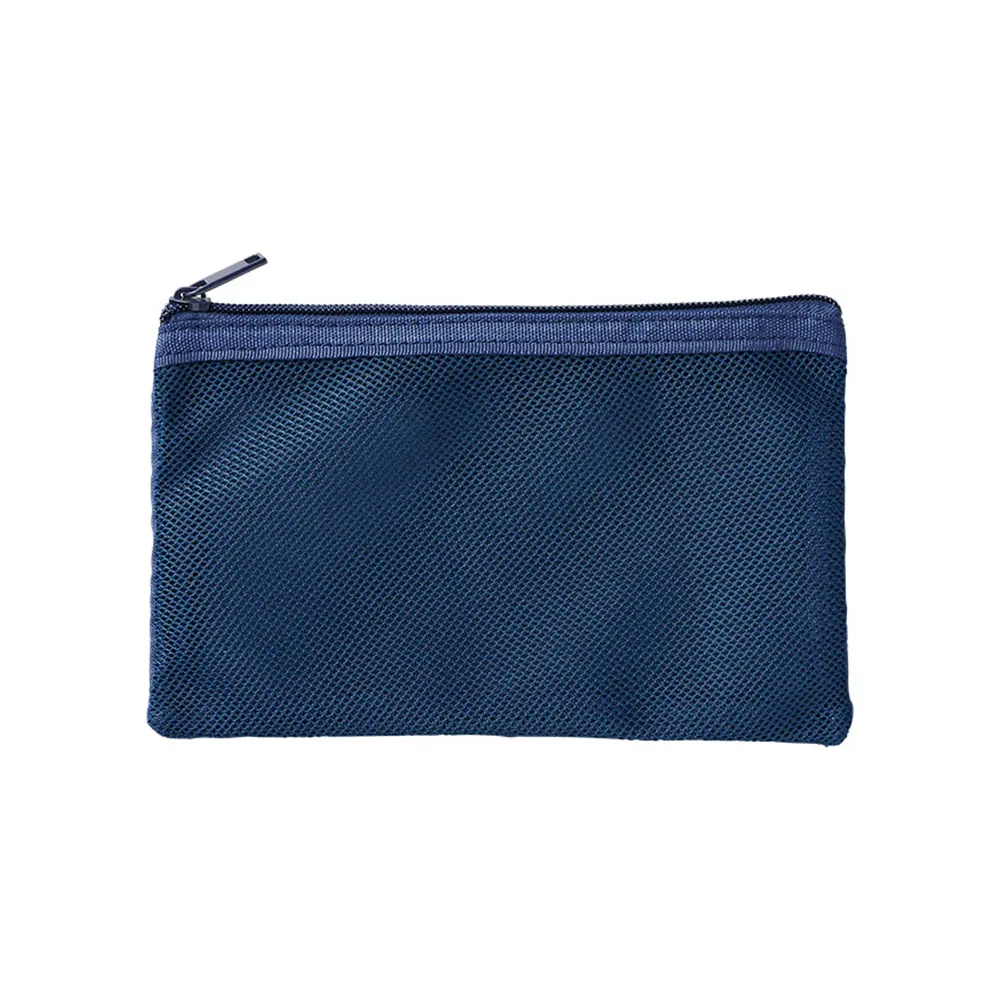 防災緊急7点セット　メッシュポーチタイプ　ネイビー