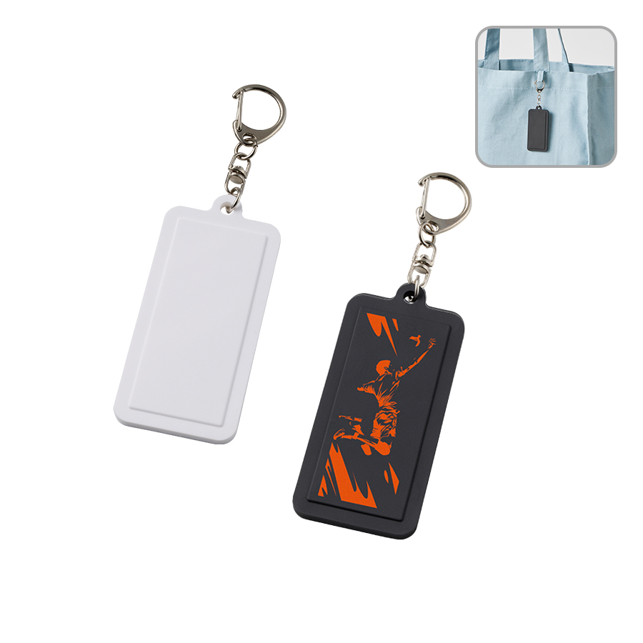 ラバーキーホルダー(スクエア型)