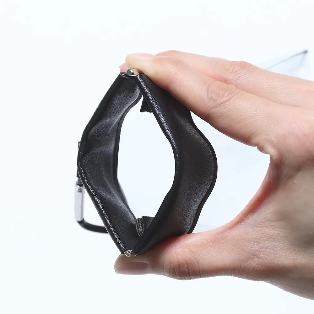 クリアばねぐちポーチ(カラビナ付)