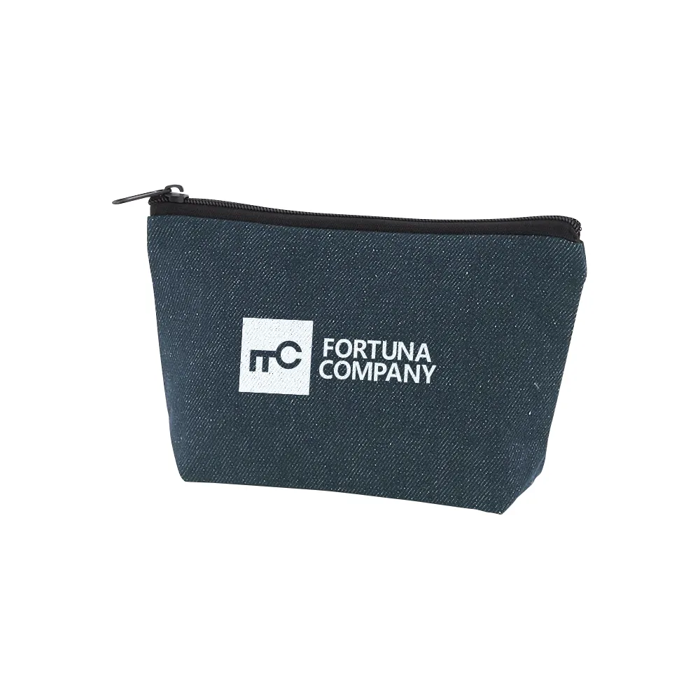 スフィア・リサイクルデニムポーチ