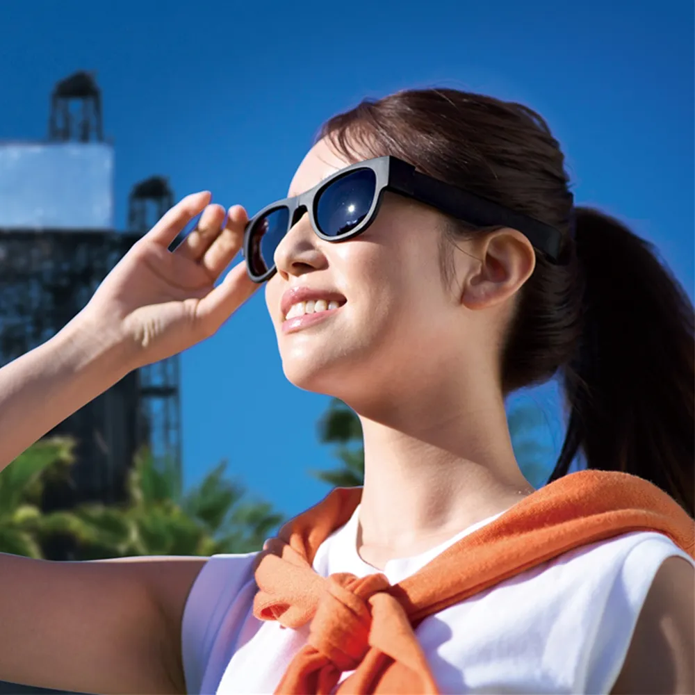 クルっと巻き付くサングラス