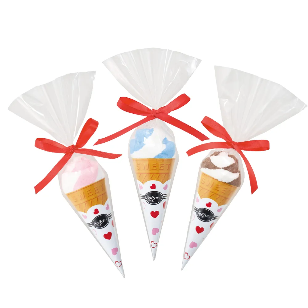 まるでソフトクリームなミニタオル1枚