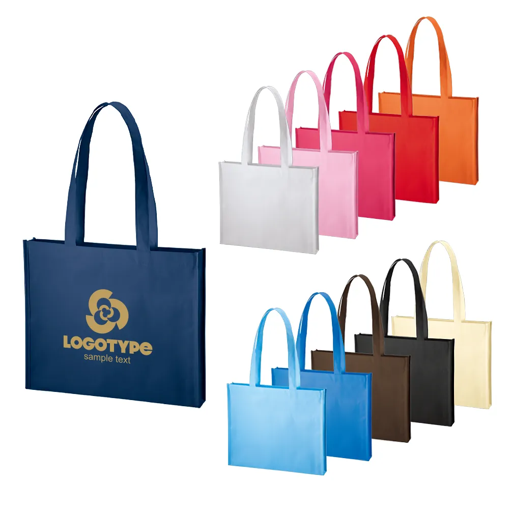 不織布A4ワイドスクエアトート