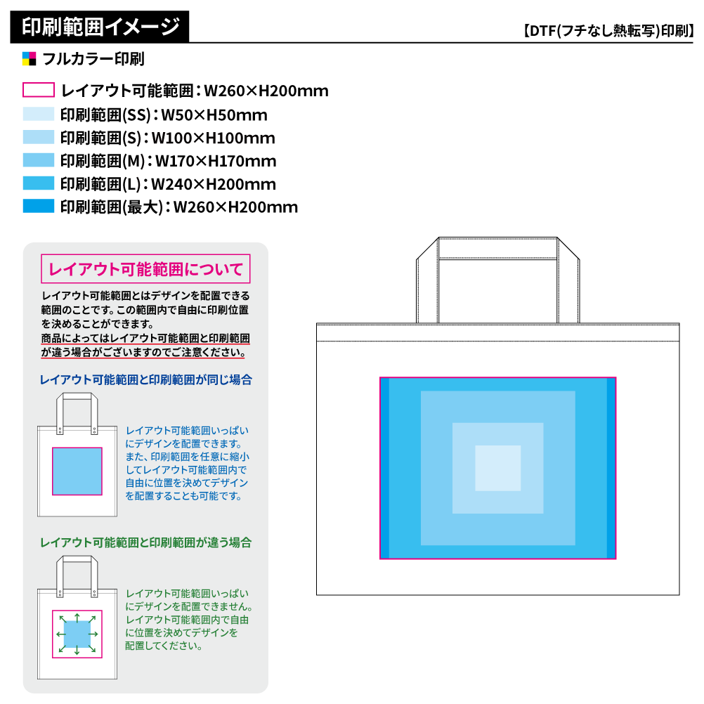 ライトキャンバスレッスントート　カラー