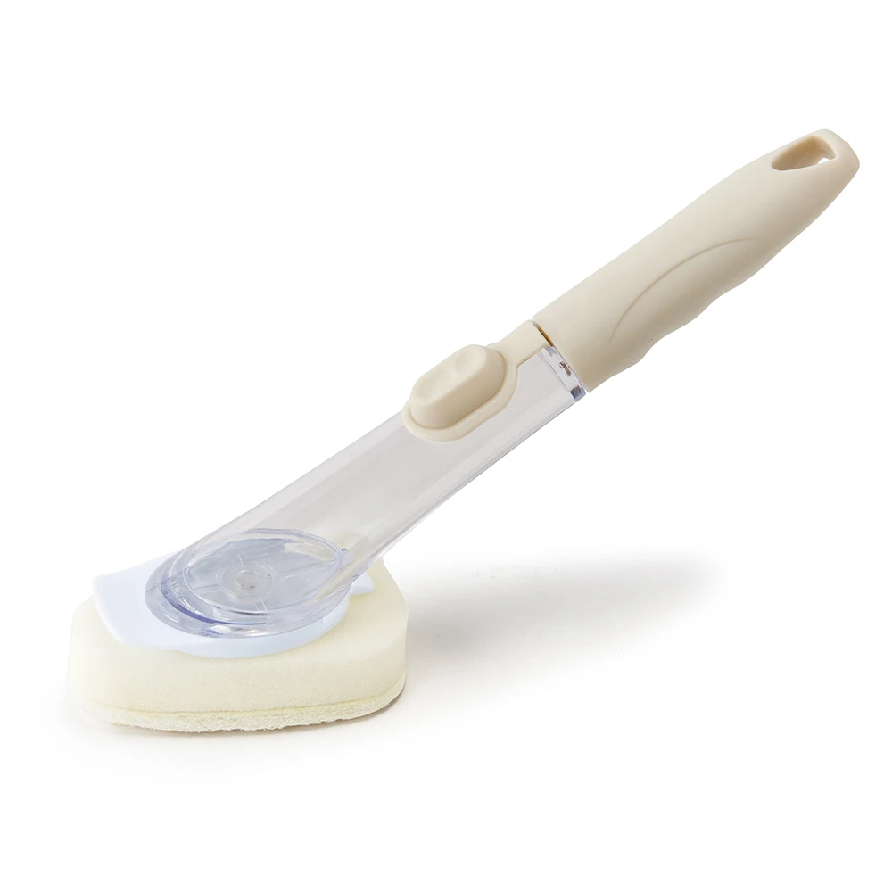 洗剤が出るキッチンお掃除スポンジ＆ブラシ