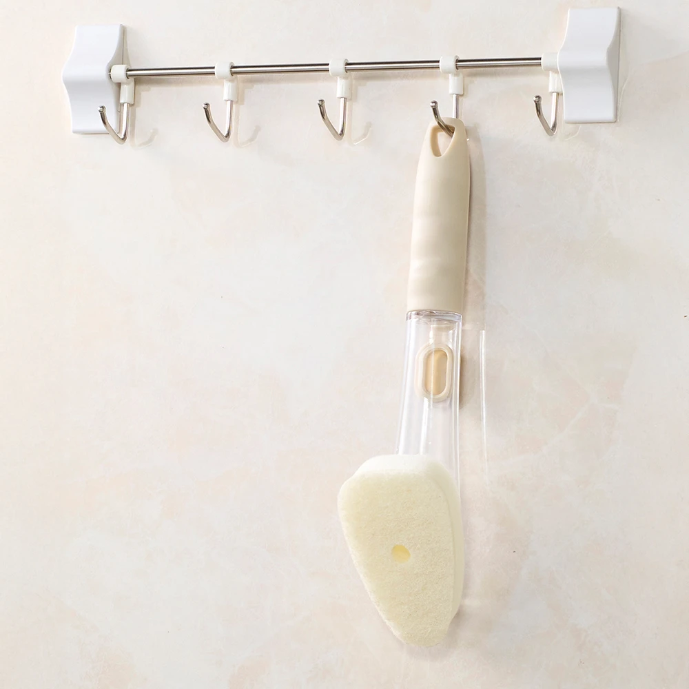 洗剤が出るキッチンお掃除スポンジ＆ブラシ