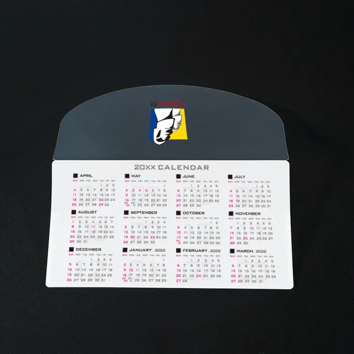 3つ折マスクケースカレンダー