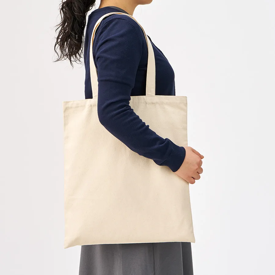 ライトキャンバスフラットバッグ(LL)ナチュラル