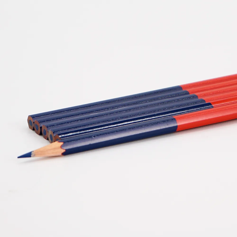 名入れ六角鉛筆(赤青芯)