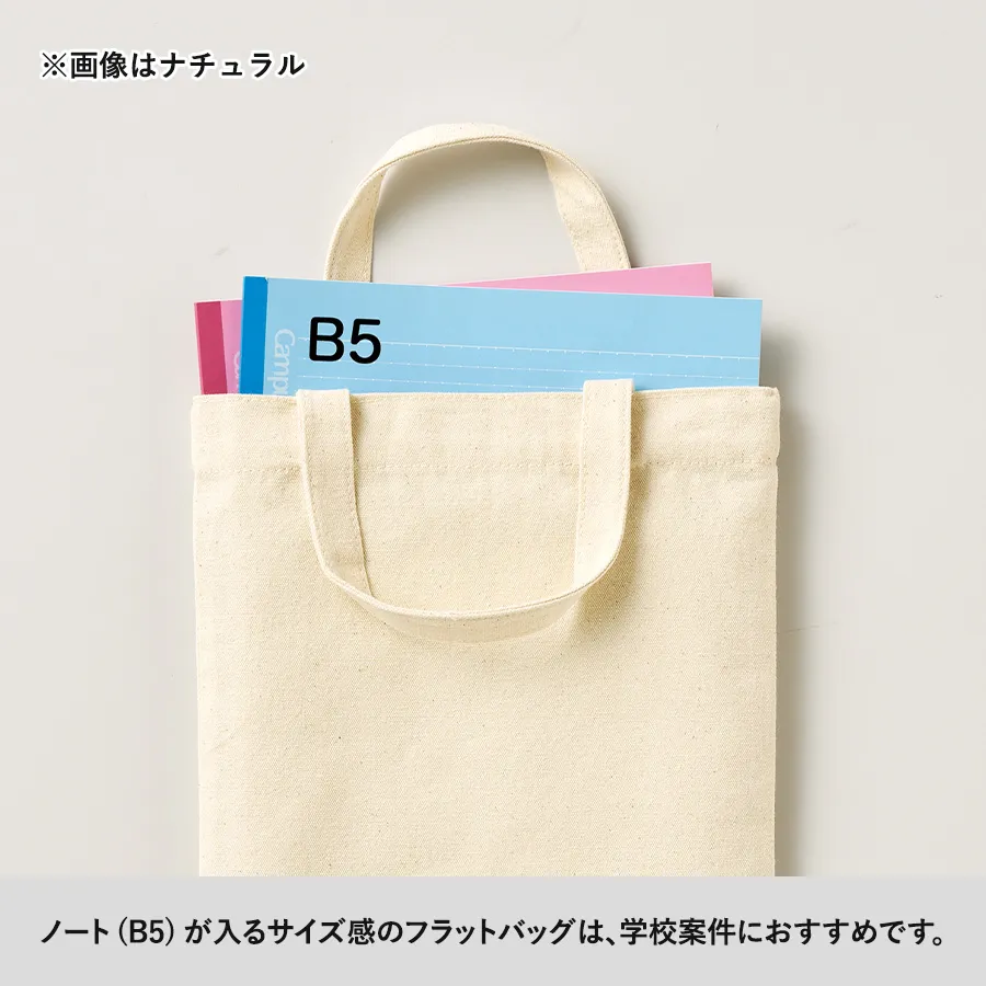 ライトキャンバスフラットバッグ(S)カラー