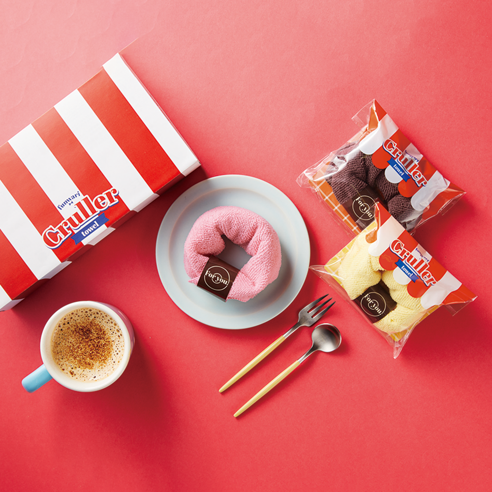 ふんわりクルーラータオル