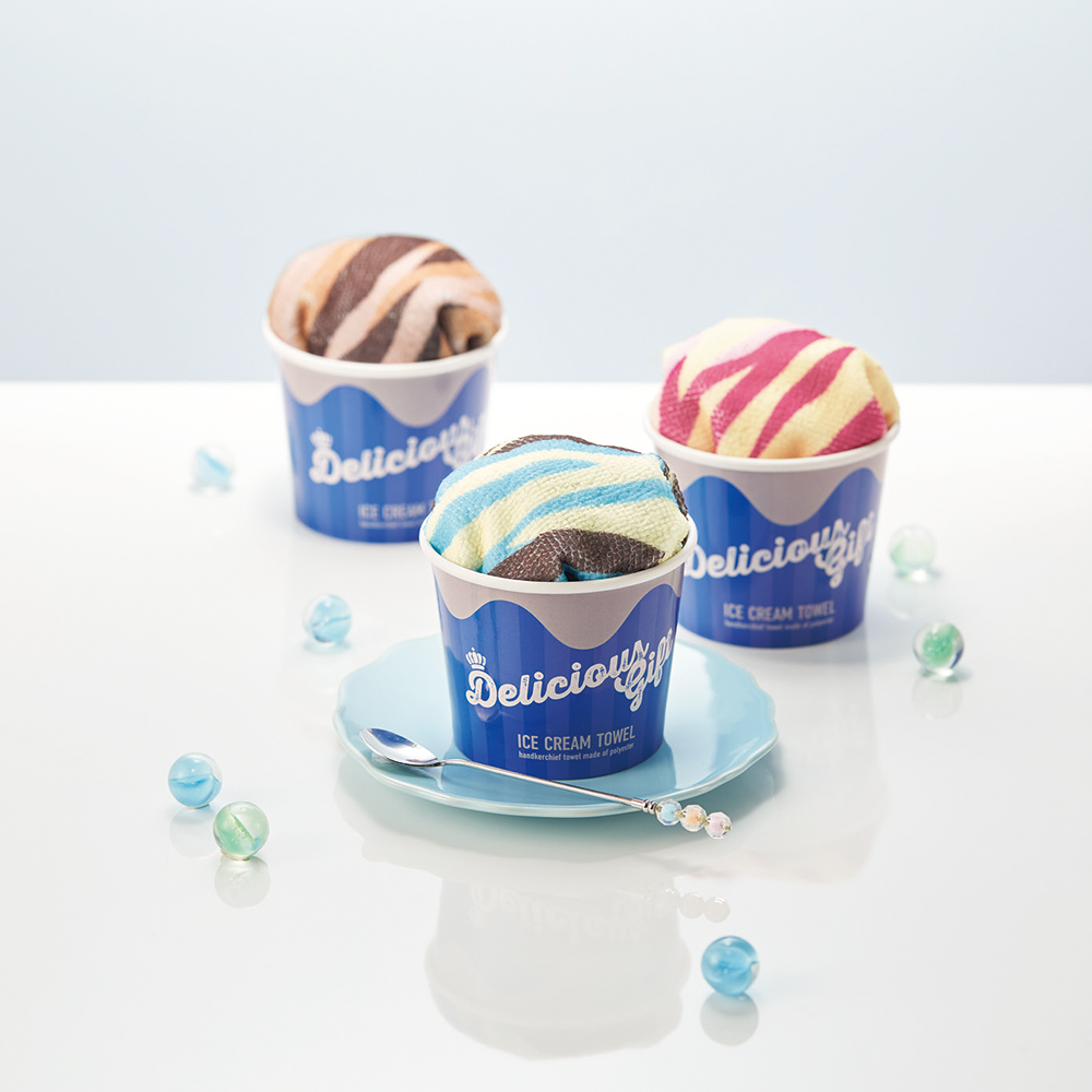 デリシャスギフト アイスクリームタオル