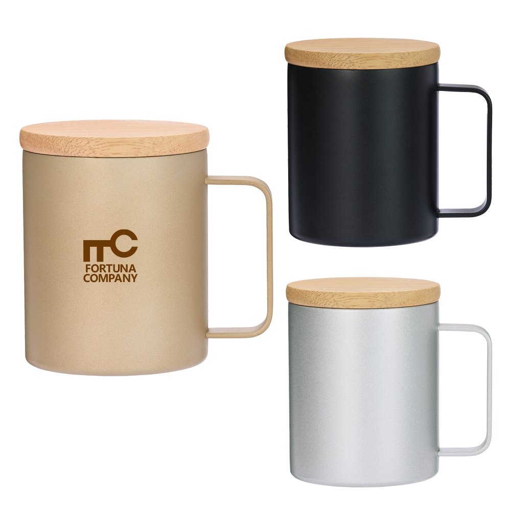 ウッドキャップ・ステンレスマグ400ml