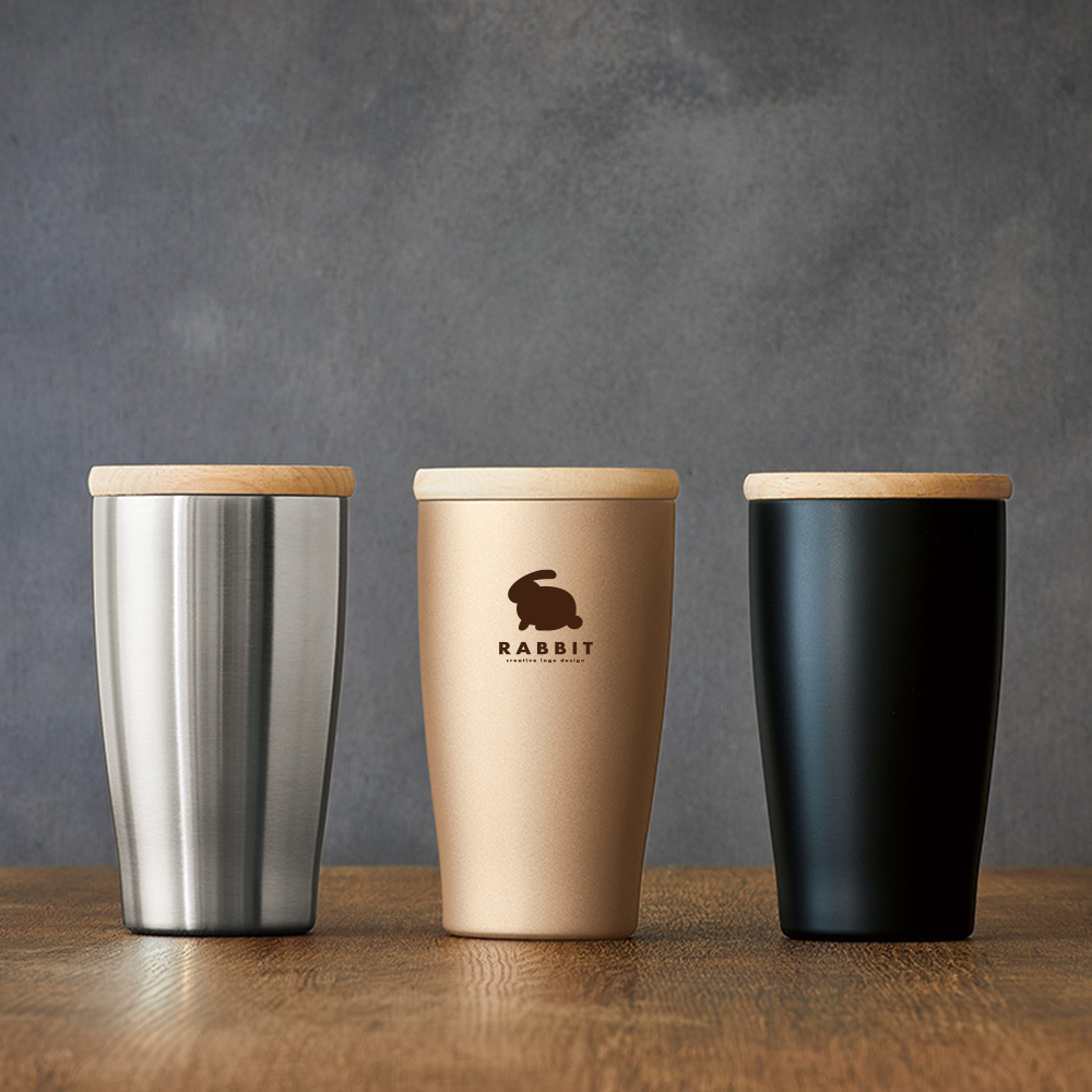 ウッドキャップ・ステンレスタンブラー350ml