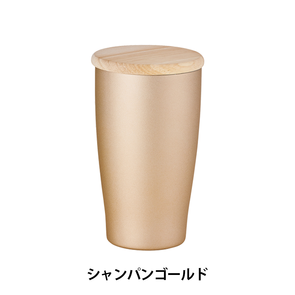 ウッドキャップ・ステンレスタンブラー350ml