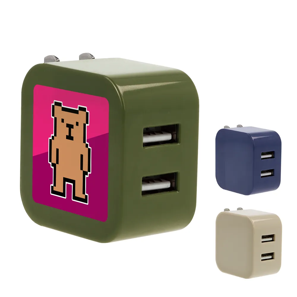 2ポート　USBアダプター3.4A