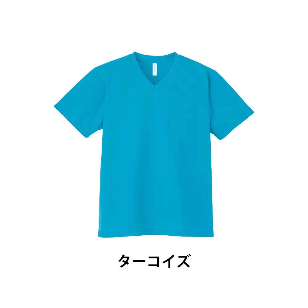 glimmer ドライVネックTシャツ(1色印刷)