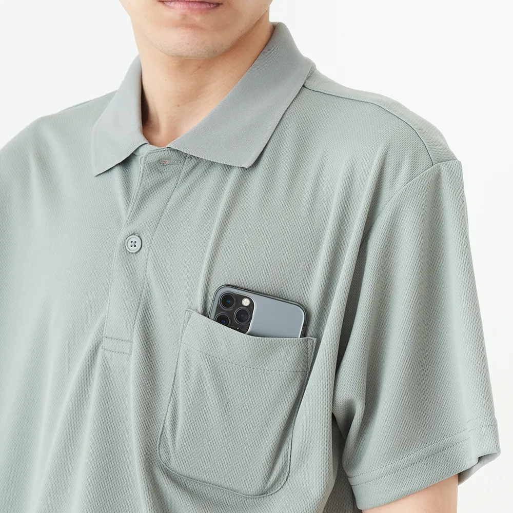 glimmer ドライポロシャツ(ポケット付)(フルカラー印刷)