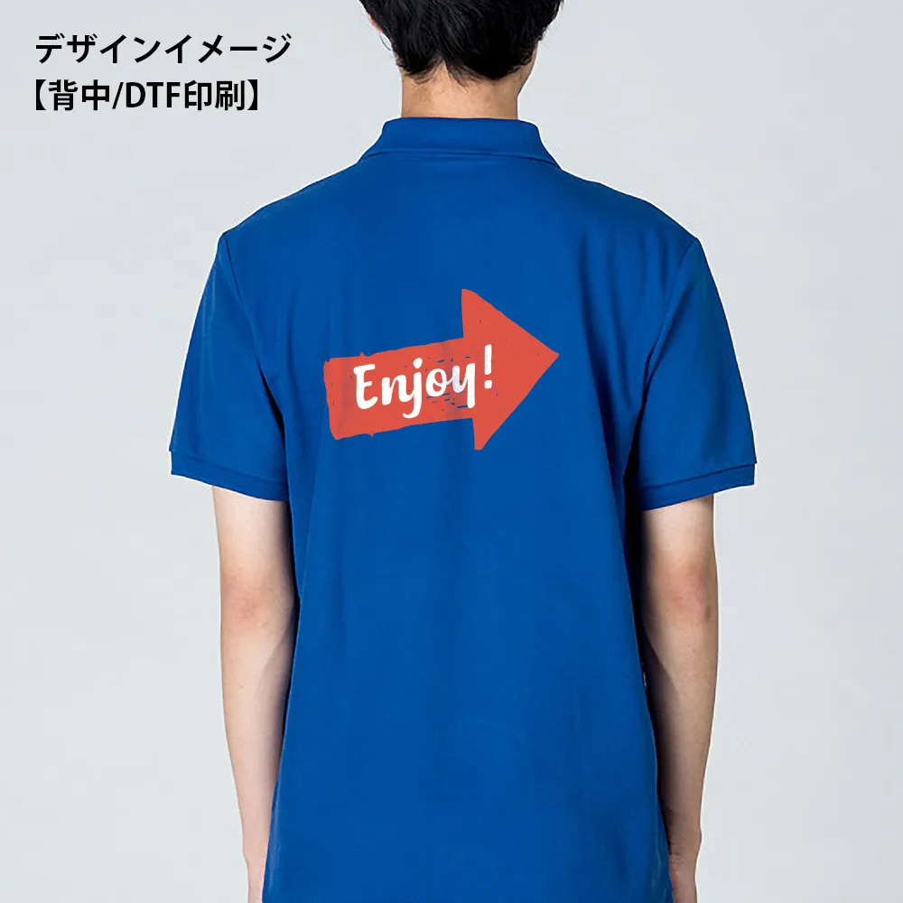 Printstar T/Cポロシャツ(ポケット付)(フルカラー印刷)