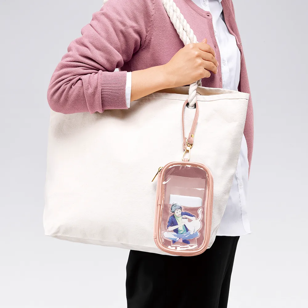 クリアキャリーポーチ(ストラップ付)