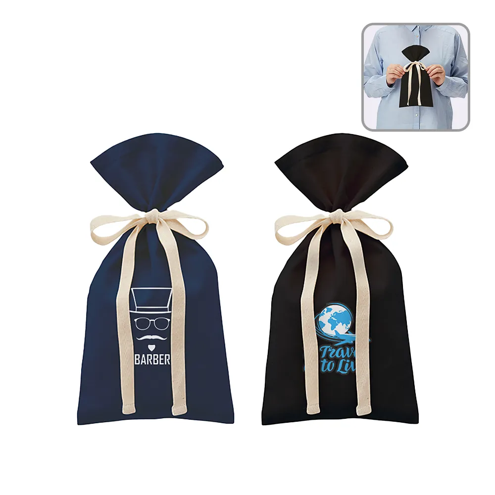 厚手コットンラッピング巾着(S)カラー