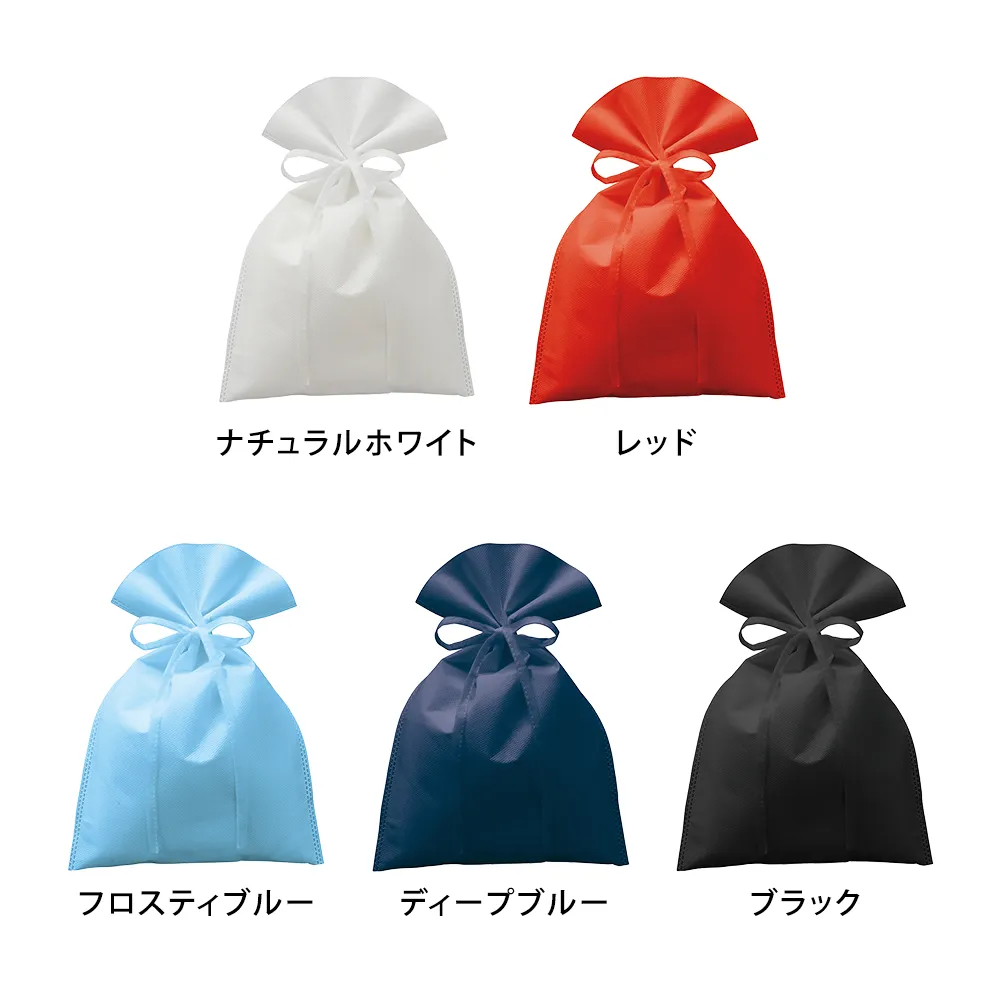 不織布ラッピング巾着(M)